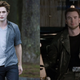 Left: Robert Pattinson in Twilight. Right: Chris Evans in Scott Pilgrim vs. the World.